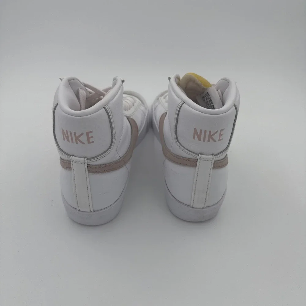 Nike Womens Blazer Mid '77 Vintage Blazer White Pink Sneaker Shoes Size 8